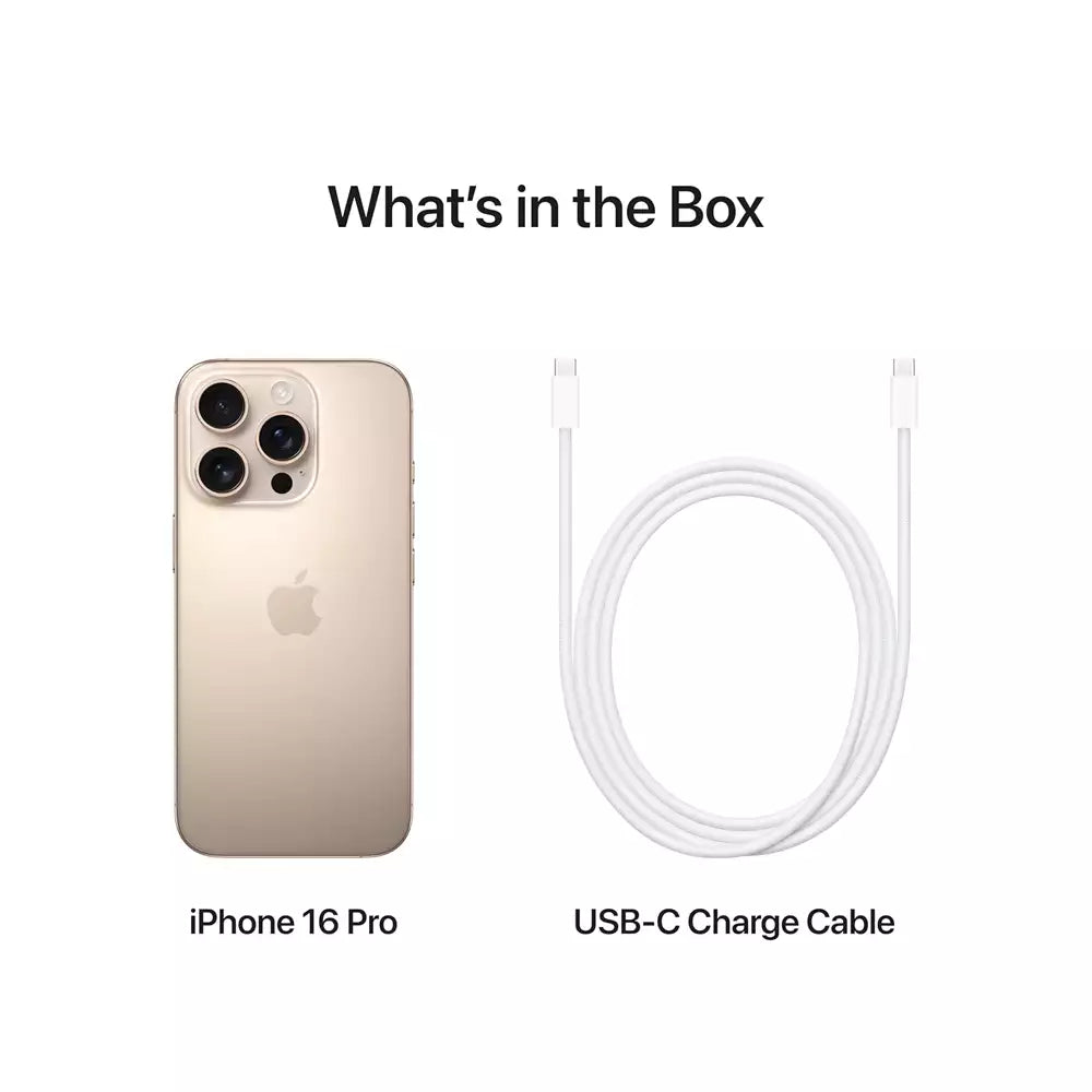 (Pre-Owned) iPhone 16 Pro 128 GB (Desert Titanium, Natural Titanium)