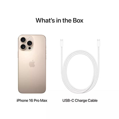 (Open Box Condition) iPhone 16 Pro Max 256 GB (Desert Titanium) (90 Days Warranty)