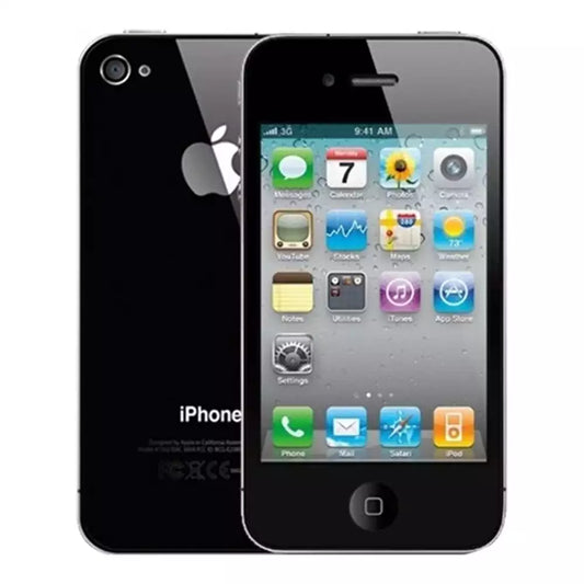 (Pre-Owned, Excellent) Apple iPhone 4 (32GB) (Black) (90 Days Warranty) (No Front Camera)