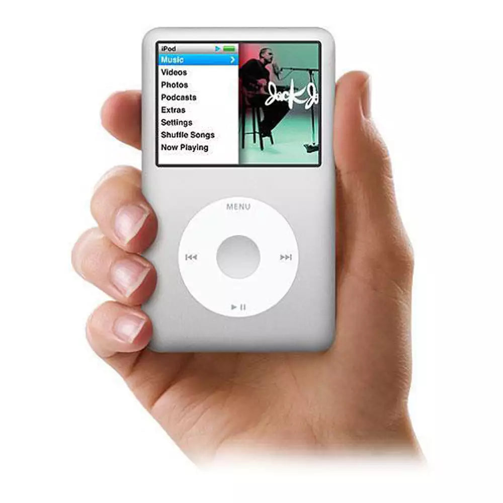 (Open Box Condition) Apple iPod Classic 7th Generation With Custom 512GB Samsung Flash Storage, 3000mAh Battery + Samsung Rectangle In-Ear Earphones + Apple EarPods (Gray) (6 Months Warranty)