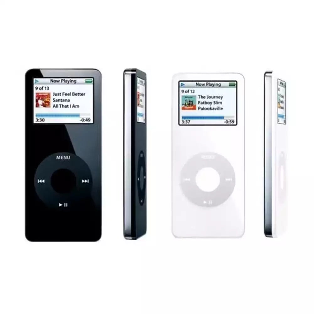 (Pre-Owned, Very Good) Apple iPod Nano 1st Generation 2GB (Black, White) + Basic Bose In Ear Earphones (90 Days Warranty)