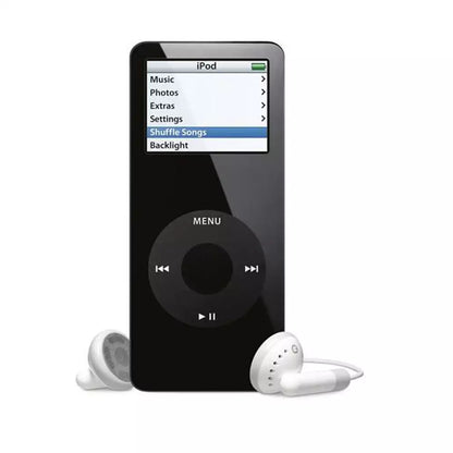 (Pre-Owned, Very Good) Apple iPod Nano 1st Generation 2GB (Black, White) + Basic Bose In Ear Earphones (90 Days Warranty)