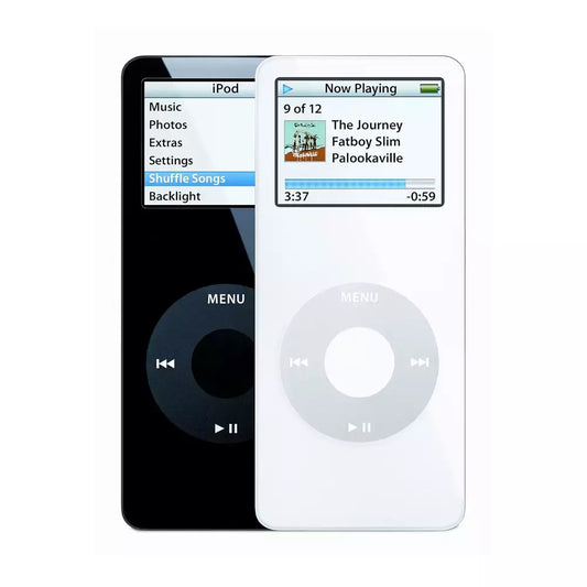 (Pre-Owned, Very Good) Apple iPod Nano 1st Generation 2GB (Black, White) + Bose Earphones (90 Days Warranty)