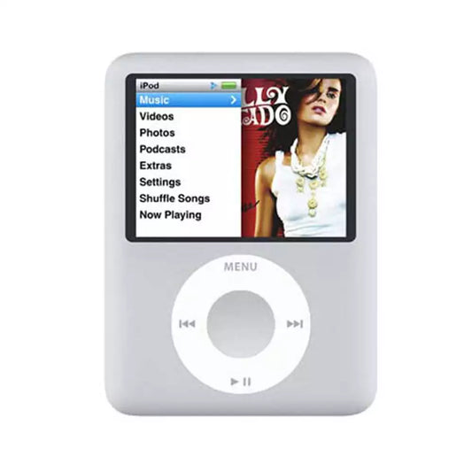 (Pre-Owned, Fair) Apple iPod Nano 3rd Gen 4GB (Silver, Pink) (45 Days Warranty) (With New Battery)