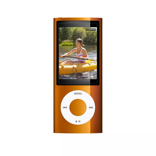 (Open Box Condition) Apple iPod Nano 5th Generation With Apple iPod Earphones and Apple EarPods (8GB) (Orange) + Original Retail Box With Sealed Accessories (6 Months Warranty)