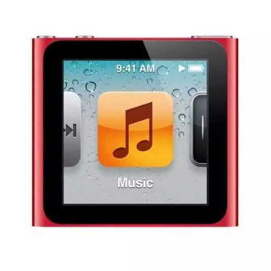 (Pre-Owned, Very Good) Apple iPod Nano 6th Generation 16GB (Red, Gray, Green) (Comes With Bose In-Ear Earphones) (90 Days Warranty)