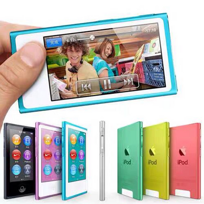 (Pre-Owned, Excellent) Apple iPod Nano 7th Generation With FM Radio and Bluetooth (16GB) (Purple) + Bose In-Ear Earphones (6 Months Warranty) (With New Battery)