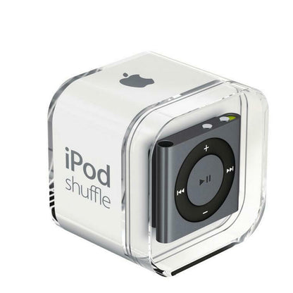 (Open Box Condition, Excellent) Apple 2GB iPod Shuffle 4th Generation + Apple Classic iPod Earphone + Samsung Rectangle In-Ear Earphones (Blue) (90 Days Warranty) (With Retail Box)