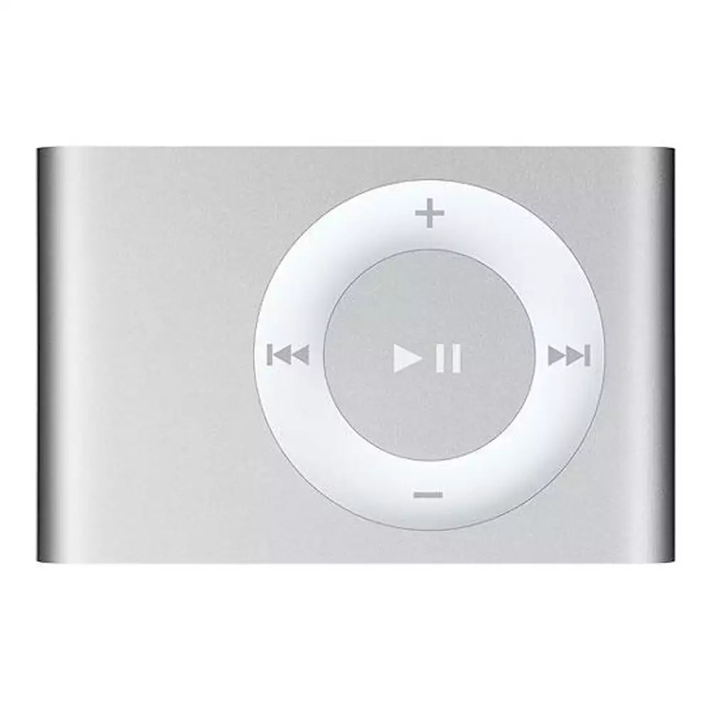 (Pre-Owned, Good) Apple iPod Shuffle 2nd Generation With Dock Charger 1GB (Silver, Blue) (60 Days Warranty)