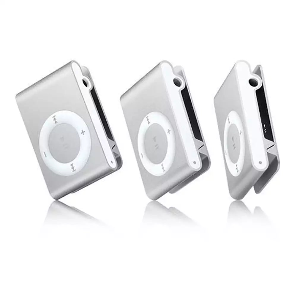 (Pre-Owned, Good) Apple iPod Shuffle 2nd Generation With Dock Charger 1GB (Silver, Blue) (60 Days Warranty)