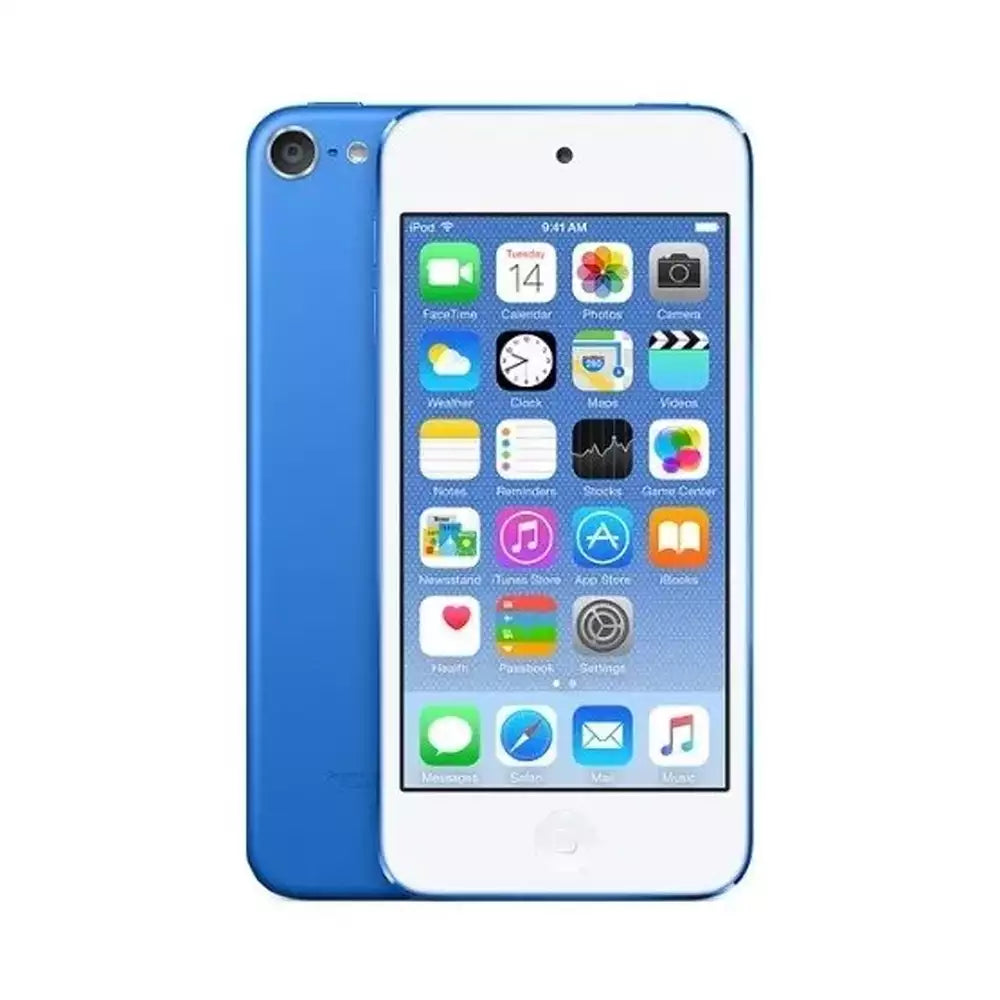 (Pre-Owned, Very Good) Apple iPod Touch 6th Generation (64GB) (Blue) (90 Days Warranty) + Apple EarPods