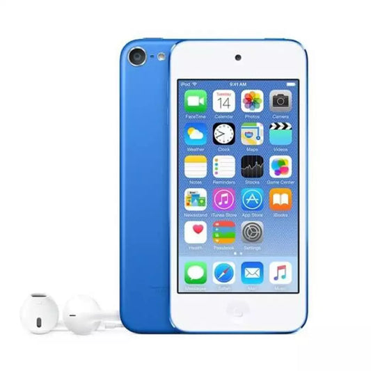 (Pre-Owned, Very Good) Apple iPod Touch 6th Generation (64GB) (Blue) (90 Days Warranty) + Apple EarPods