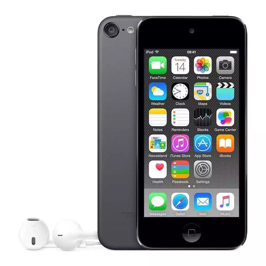 (Pre-Owned, Good) Apple iPod Touch 6th Generation With Bose In-Ear Earphones (16GB) (Black, Silver) (60 Days Warranty)