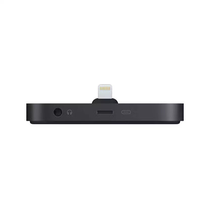 (Pre-Owned, Very Good) Apple Lightning Dock Station With 3.5mm AUX-Out (Black) (60 Days Warranty)