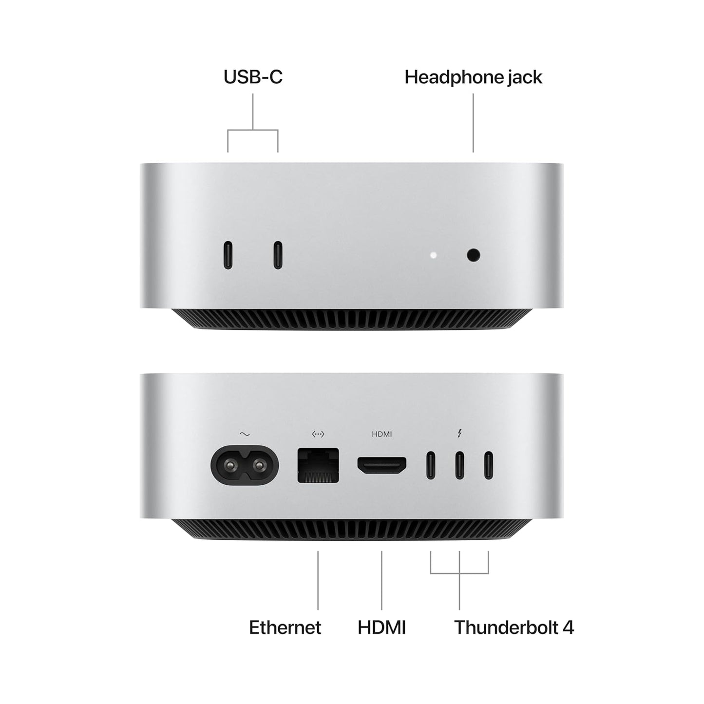 (Open Box Condition) Apple Mac Mini With M4 Chip (16GB, 256GB) (Silver) (120 Days Warranty)