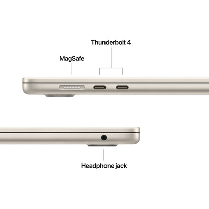 (Pre-Owned, Excellent) Apple MacBook Air 15" With M3 Chip (8GB, 256GB) (Gold) (120 Days Warranty)