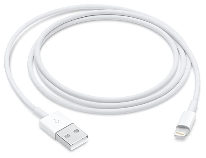 (Open Box Condition) APPLE 1m USB-A To Lightning Cable (White)