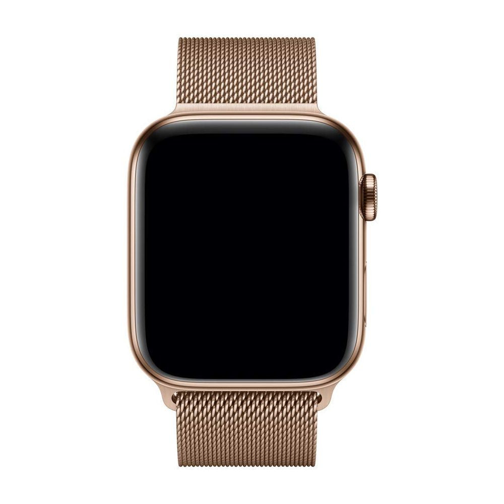 (Pre-Owned) Apple Watch Series 4 GPS + Cellular - 44 mm Stainless Steel Case (Gold, Black)