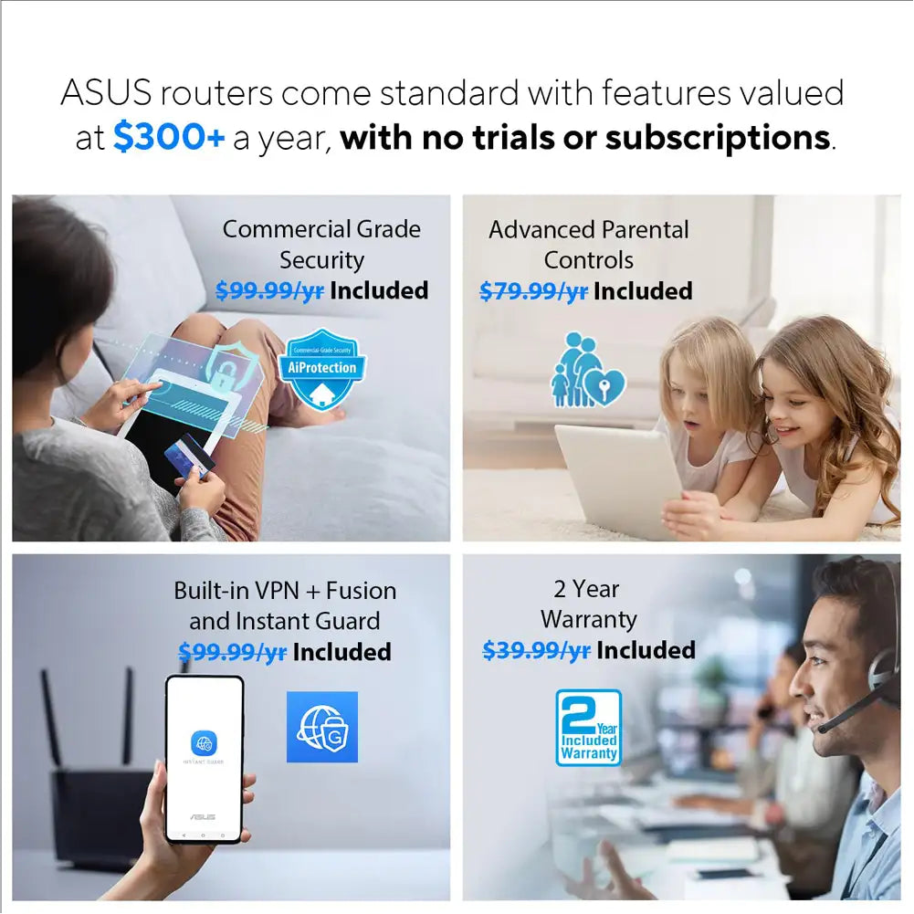 (Open Box) ASUS GT-AX11000 Mbps ROG Rapture Router (Black) Tri-Band WiFi 6 Gaming WiFi Router 10 Gigabit with a Quad-core CPU, FS Band, wtfast, AiMesh WiFi System, Adaptive QoS and Free Network Security (Black) (12 Months Warranty)