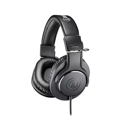 (Pre-Owned, Good) Audio-Technica ATH-M20x Over-Ear Professional Studio Monitor Headphones (Black) (90 Days Warranty) (Has Visible Usage Marks)