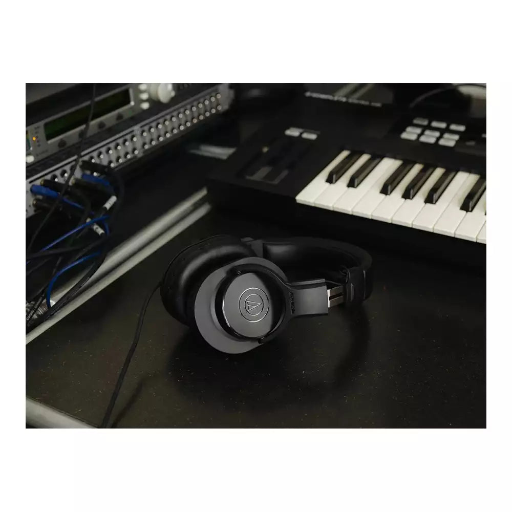 (Pre-Owned, Good) Audio-Technica ATH-M20x Over-Ear Professional Studio Monitor Headphones (Black) (90 Days Warranty) (Has Visible Usage Marks)