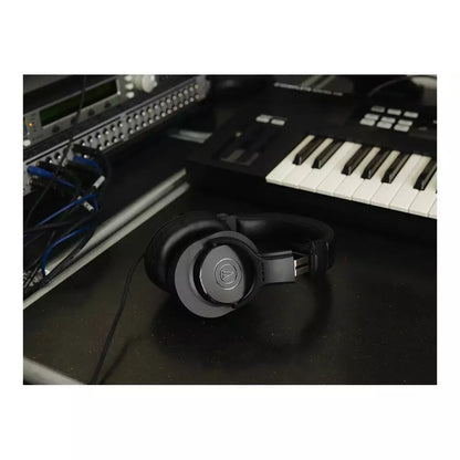 (Pre-Owned, Good) Audio-Technica ATH-M20x Over-Ear Professional Studio Monitor Headphones (Black) (90 Days Warranty) (Has Visible Usage Marks)