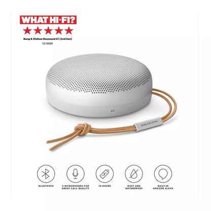 (Pre-Owned, Very Good) Bang & Olufsen Beosound A1 2nd Gen Portable Wireless Bluetooth Speaker (Gray) (90 Days Warranty)