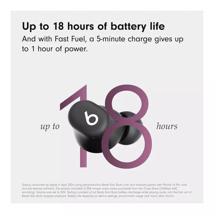 (Open Box) Beats Solo Buds True Wireless Bluetooth Earphones (6 Months Warranty)