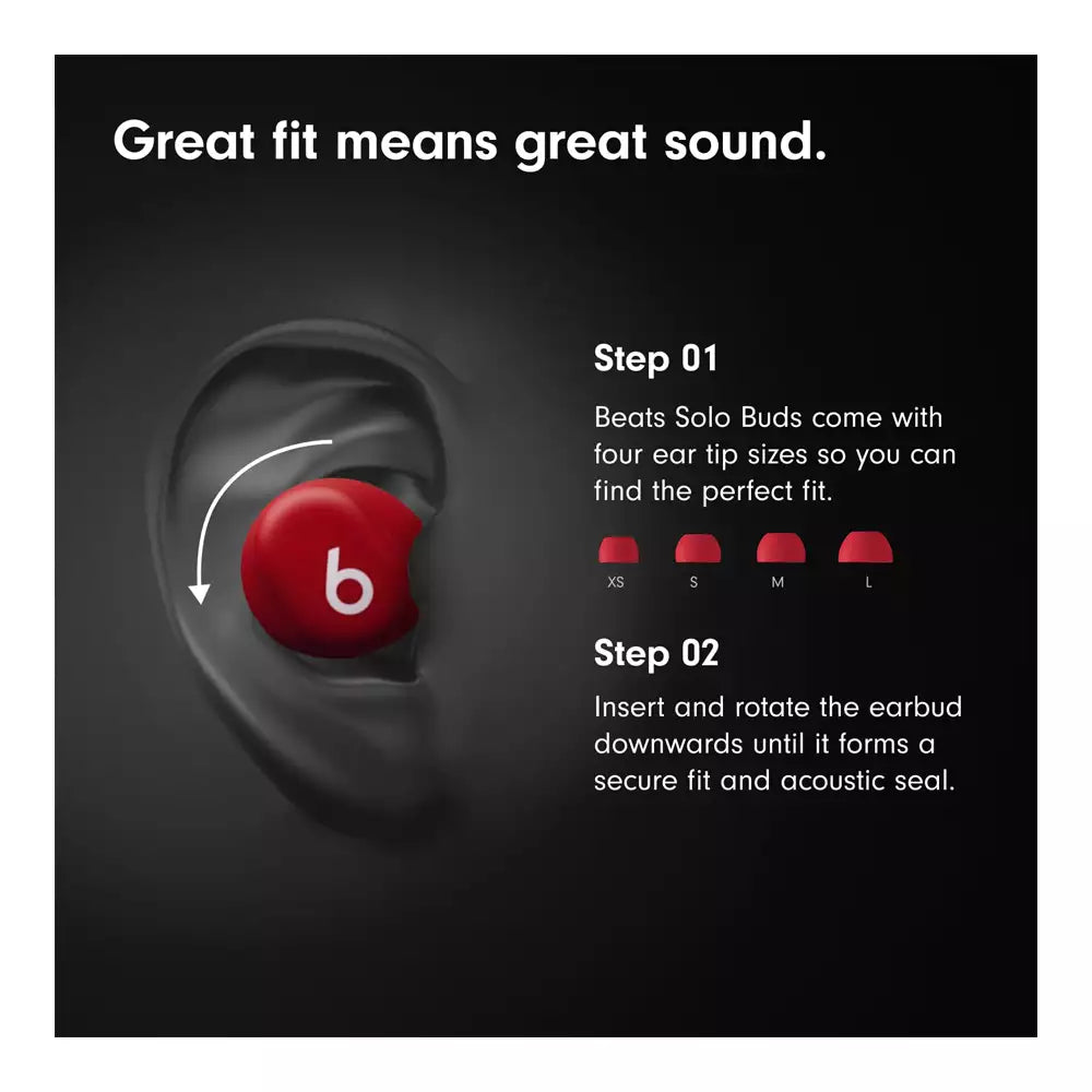 (Open Box) Beats Solo Buds True Wireless Bluetooth Earphones (6 Months Warranty)