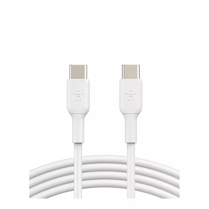 (Open Box) Belkin USB-C to C 60W Fast Charge USB Cable (White)