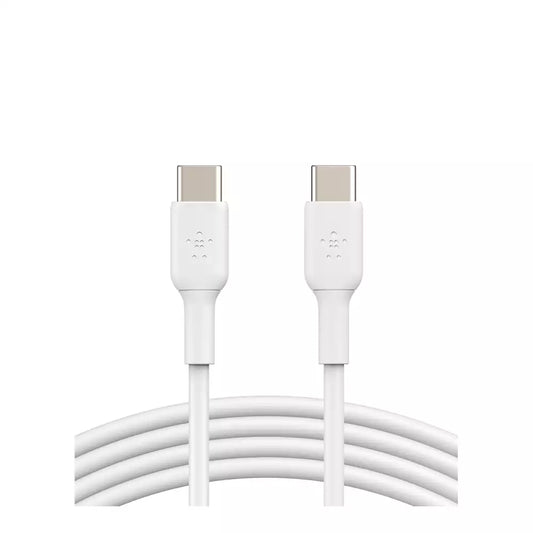 (Open Box) Belkin USB-C to C 60W Fast Charge USB Cable (White)