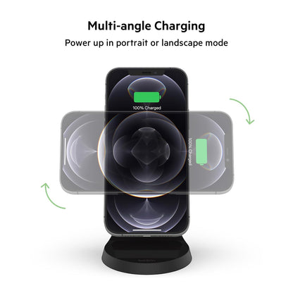 (Pre-Owned, Very Good) Belkin Magnetic Wireless Charging Stand (MagSafe Compatible) (6 Months Warranty)