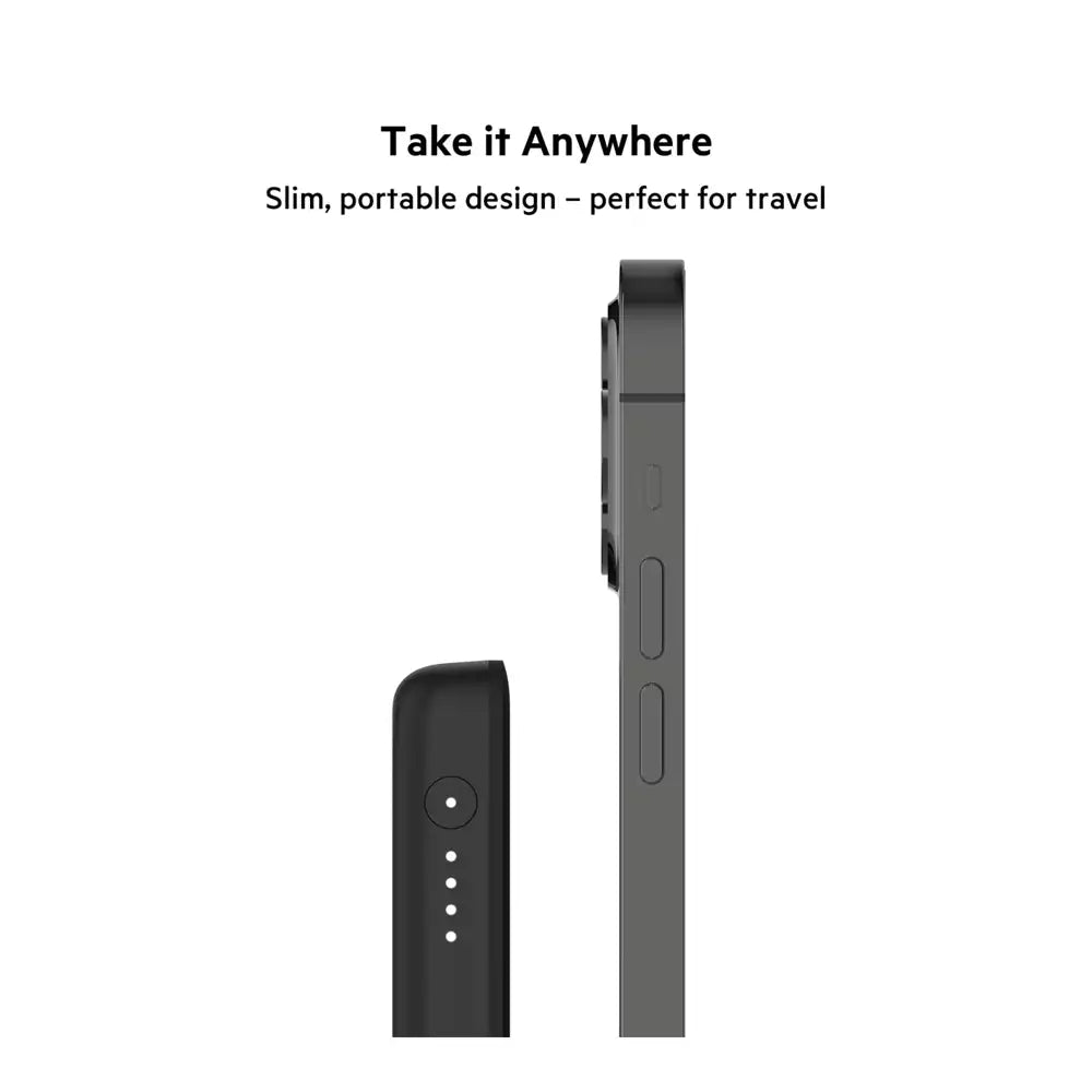 (Open Box) Belkin Quick Charge Magnetic Wireless Power Bank 2500mAh (Black) (90 Days Warranty)