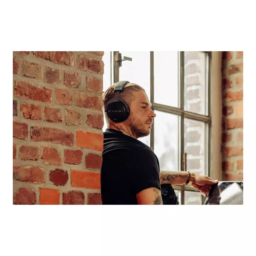 (Open Box Condition) Beyerdynamic DT 1770 Pro Studio Wired On Ear Headphone (Black) (9 Months Warranty) + Extra Set Of Cushions
