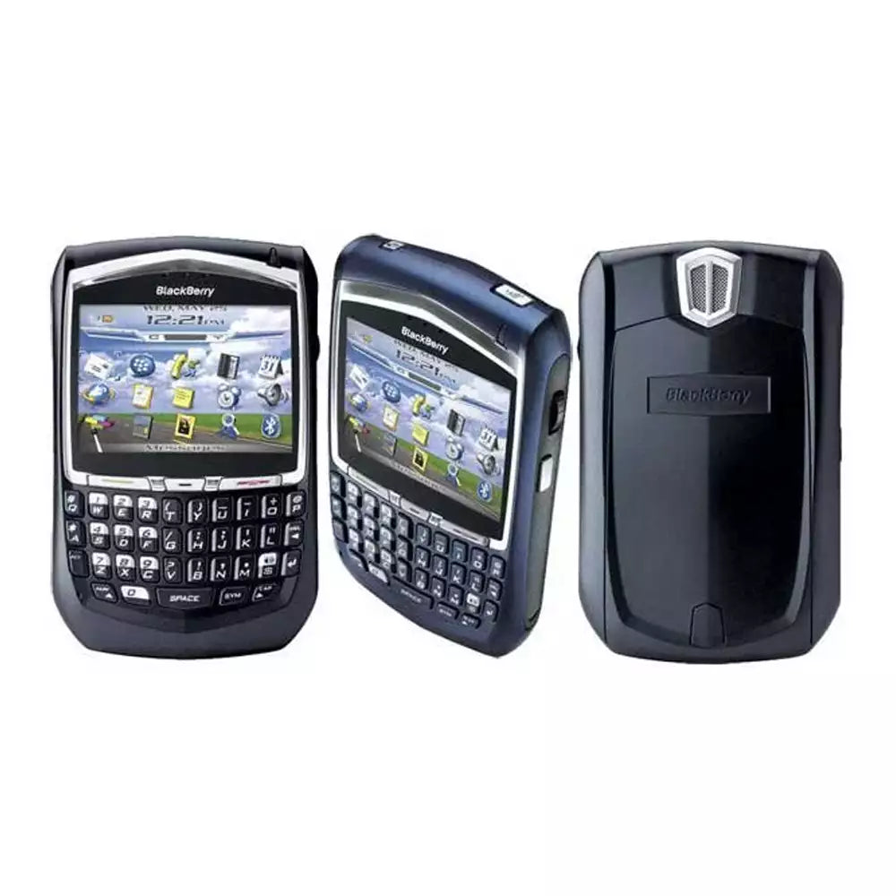 (Pre-Owned, Fair) BlackBerry 8700 With Classic BlackBerry OS and Full QWERTY Keyboard (Blue) (60 Days Warranty)