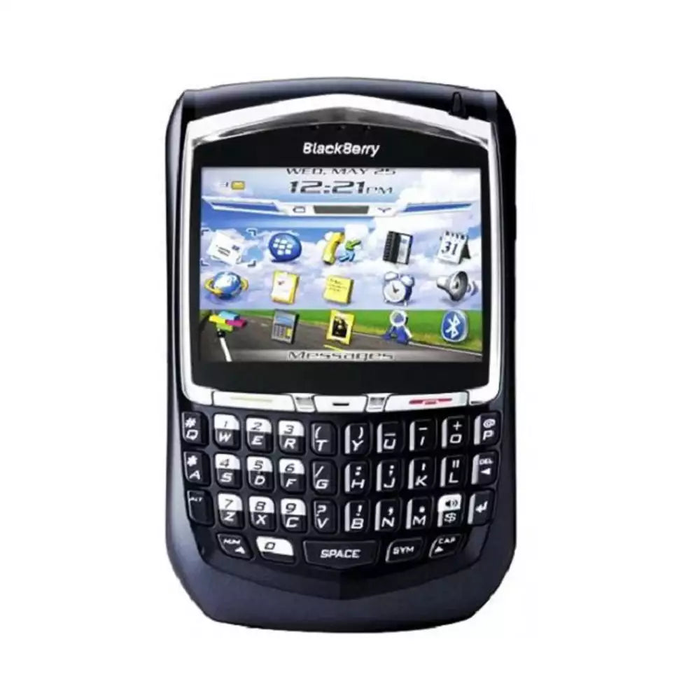 (Pre-Owned, Fair) BlackBerry 8700 With Classic BlackBerry OS and Full QWERTY Keyboard (Blue) (60 Days Warranty)