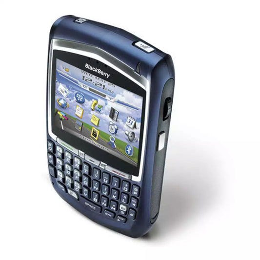 (Pre-Owned, Fair) BlackBerry 8700 With Classic BlackBerry OS and Full QWERTY Keyboard (Blue) (60 Days Warranty)