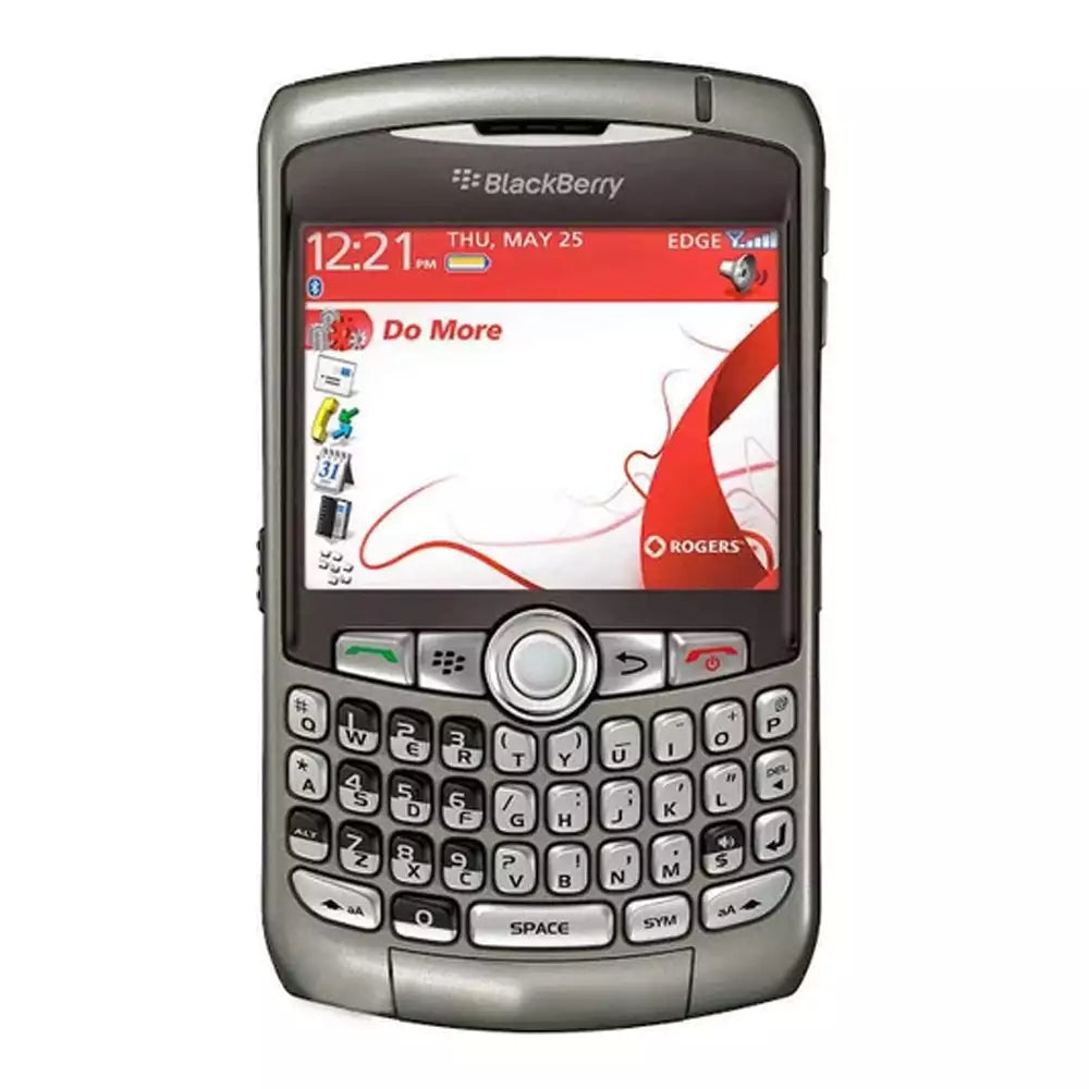 (Pre-Owned, Good) BlackBerry Curve 8310 With 2MP Camera/Flash, GPS (Silver) (60 Days Warranty)