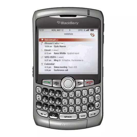 (Pre-Owned, Good) BlackBerry Curve 8310 With 2MP Camera/Flash, GPS (Silver) (60 Days Warranty)