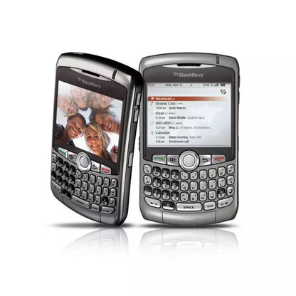 (Pre-Owned, Good) BlackBerry Curve 8310 With 2MP Camera/Flash, GPS (Silver) (60 Days Warranty)