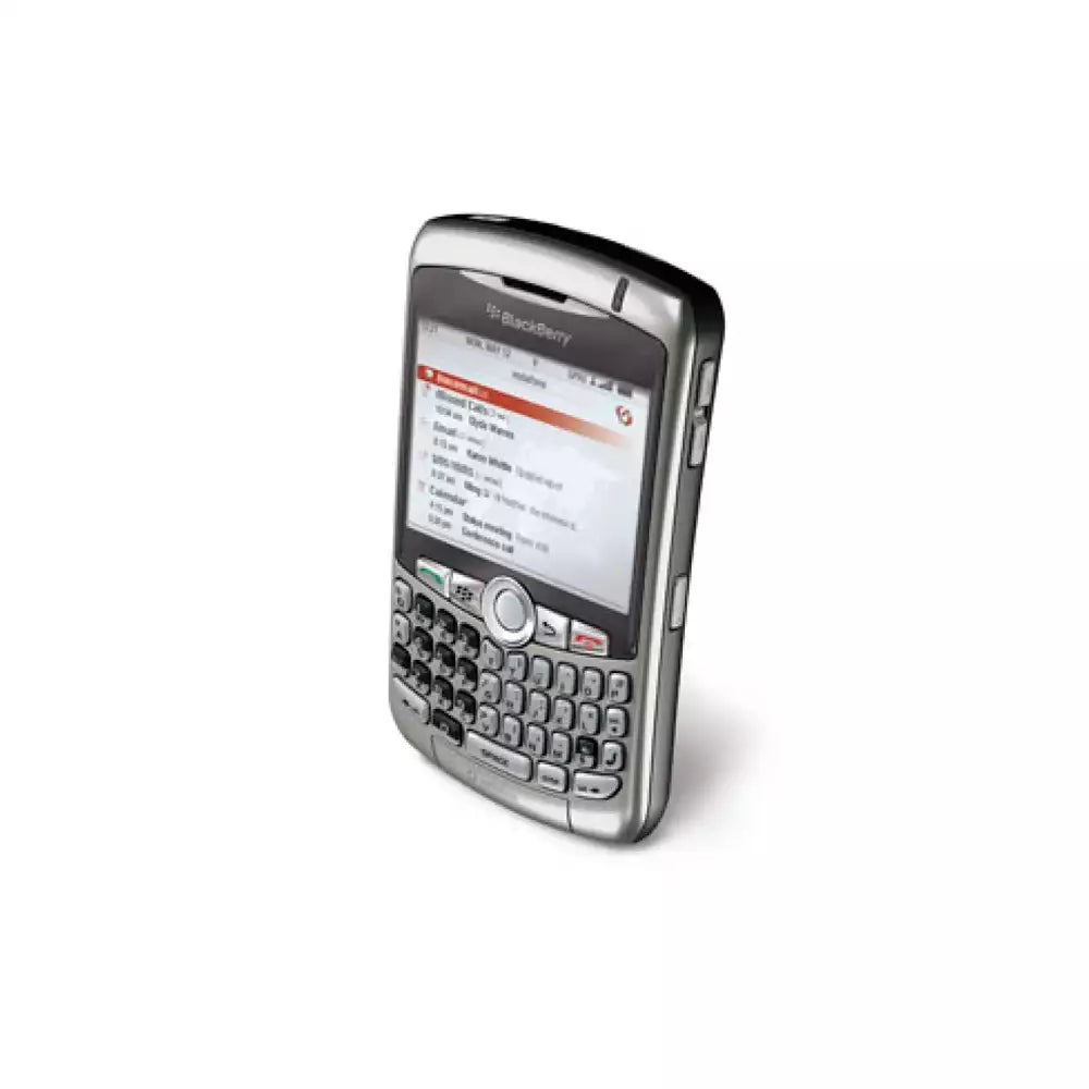 (Pre-Owned, Good) BlackBerry Curve 8310 With 2MP Camera/Flash, GPS (Silver) (60 Days Warranty)