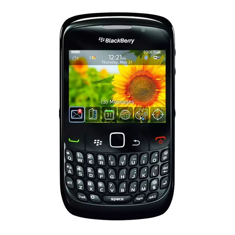 (Pre-Owned, Excellent) BlackBerry Curve 8520 Smartphone With Physical QWERTY Keyboard (Black) (With New Housing) (90 Days Warranty)