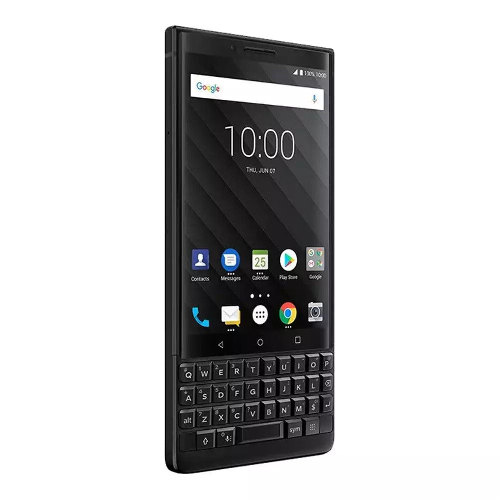 (Pre-Owned, Fair) BlackBerry Key 2 (64 GB Storage) (6 GB RAM) (Black and Brown) (Scratches and Minor Cosmetic Damage) (60 Days Warranty)