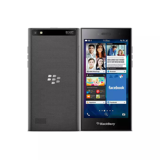 (Open Box Condition) BlackBerry Leap With BB OS 10 5 inch Display, 8MP Camera (2GB, 16GB) (Black)