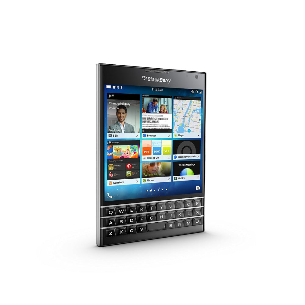 Open Box) BlackBerry Passport (3GB, 32GB) (Black) (With Retail Box