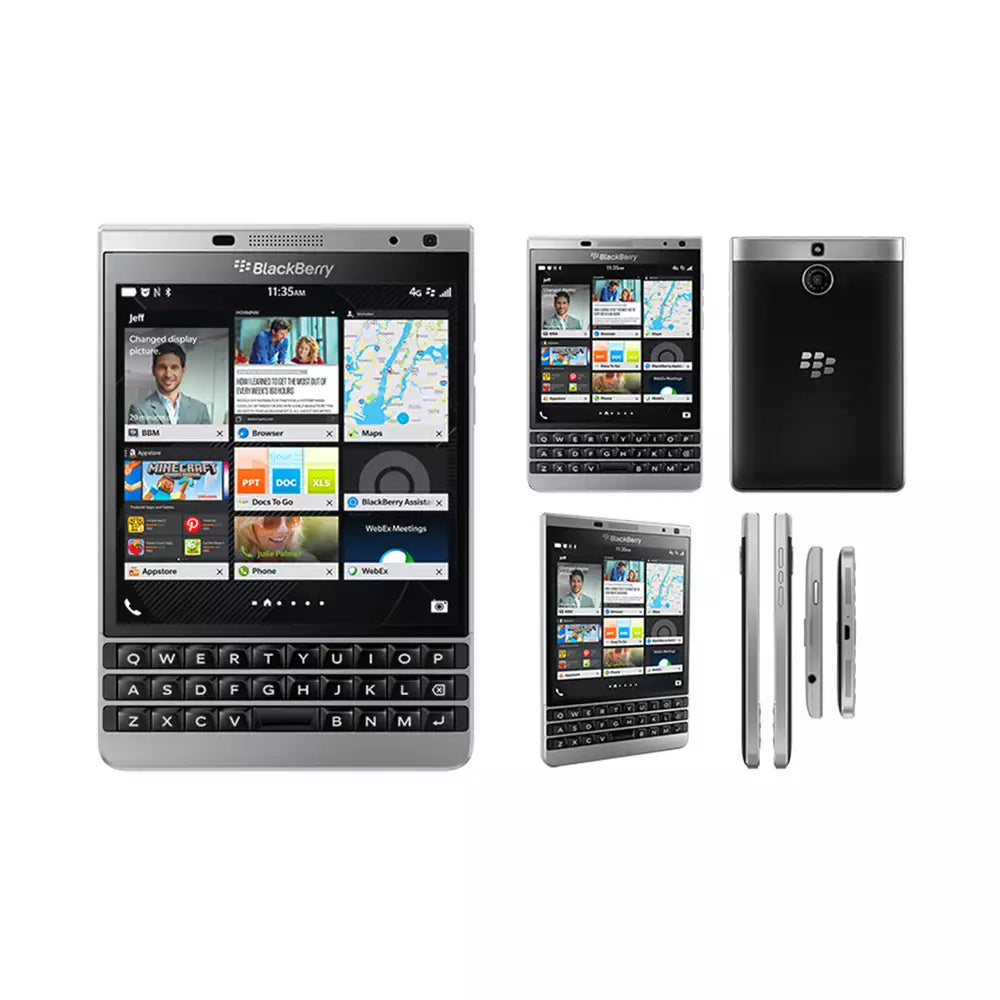 (Pre-Owned, Good) BlackBerry Passport Silver Edition (3GB, 32GB) (Silver and Black) (90 Days Warranty)