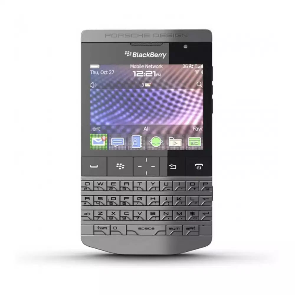 (Pre-Owned, Excellent) BlackBerry Porsche Design P'9981 Premium Smartphone (Silver) (60 Days Warranty)