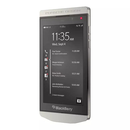 (Open Box) BlackBerry Porsche Design P’9982 Premium Smartphone (2GB, 64GB) (Silver) (6 Months Warranty) (With Retail Box)