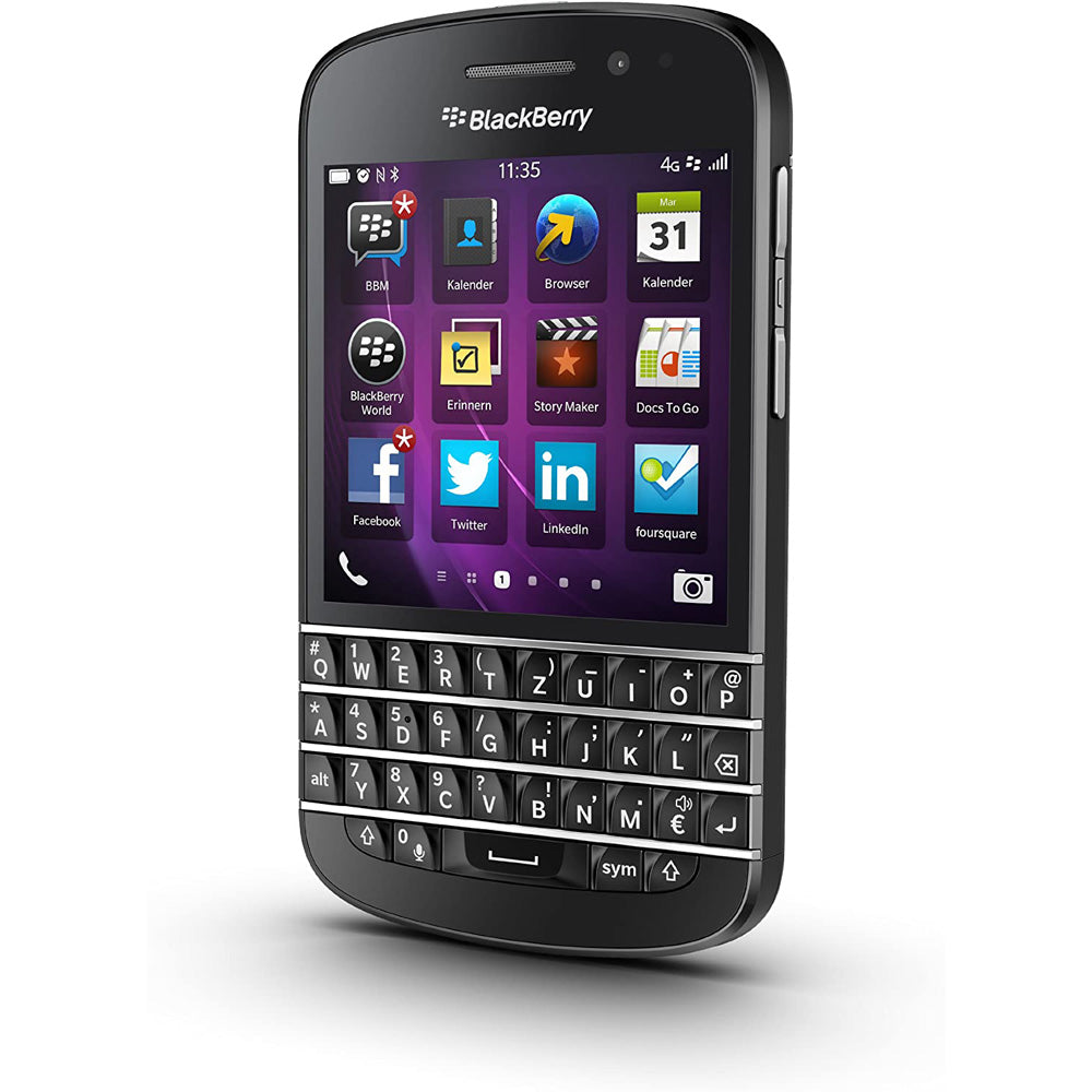 (Pre-Owned, Very Good) Blackberry Q10 Smartphone, 16GB (Gold Edition) (60 Days Warranty)