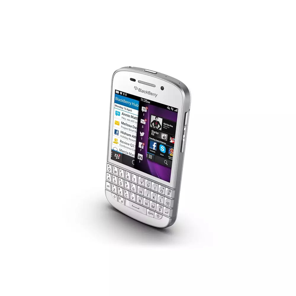 (Pre-Owned, Fair) Blackberry Q10 Smartphone, 16GB (Black) (60 Days Warranty) (Visible Scratches and Scuffs)